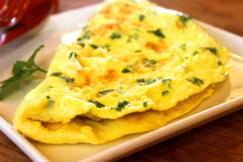 Receita de omelete fit