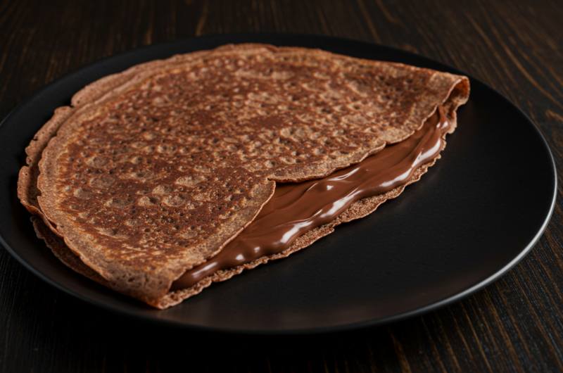 Crepe de chocolate fit