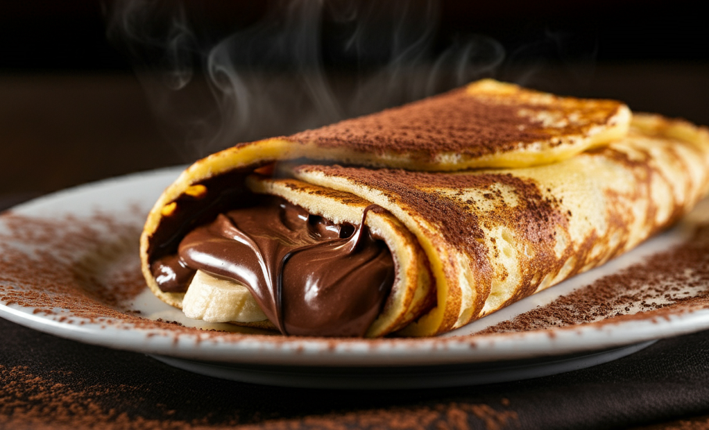 Crepe de chocolate