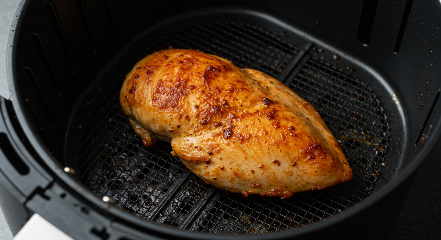 Peito de frango na air fryer