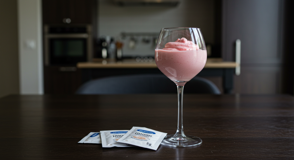 Cuidado com o excesso de adoçante na mousse