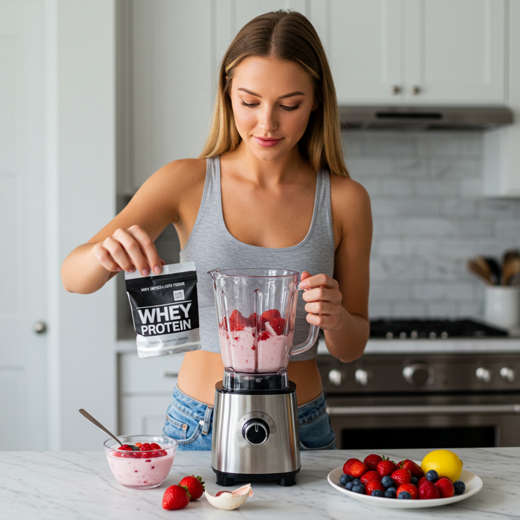 Mousse com whey protein