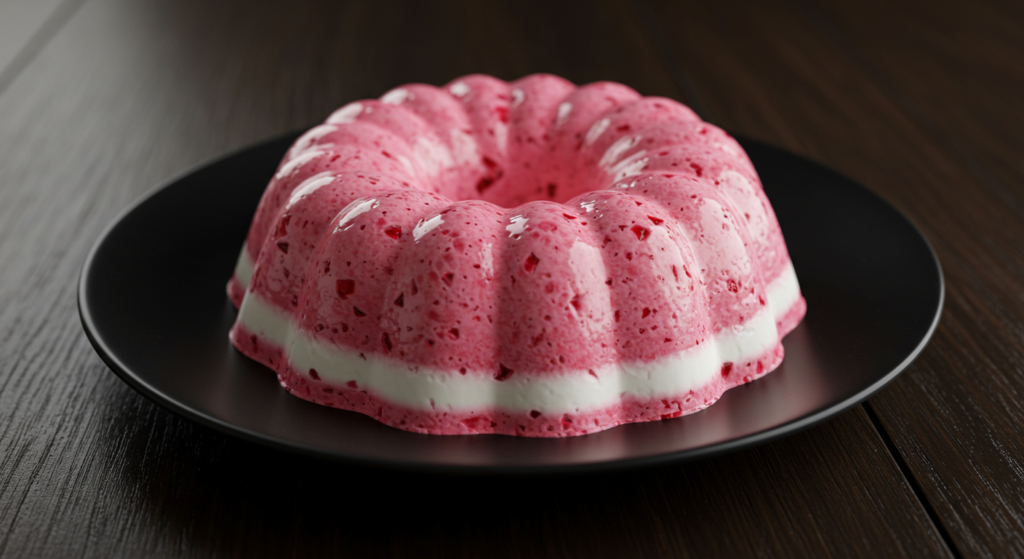 Mousse de iogurte com frutas vermelhas