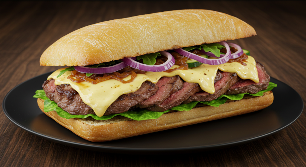 Sanduiche de filé mignon