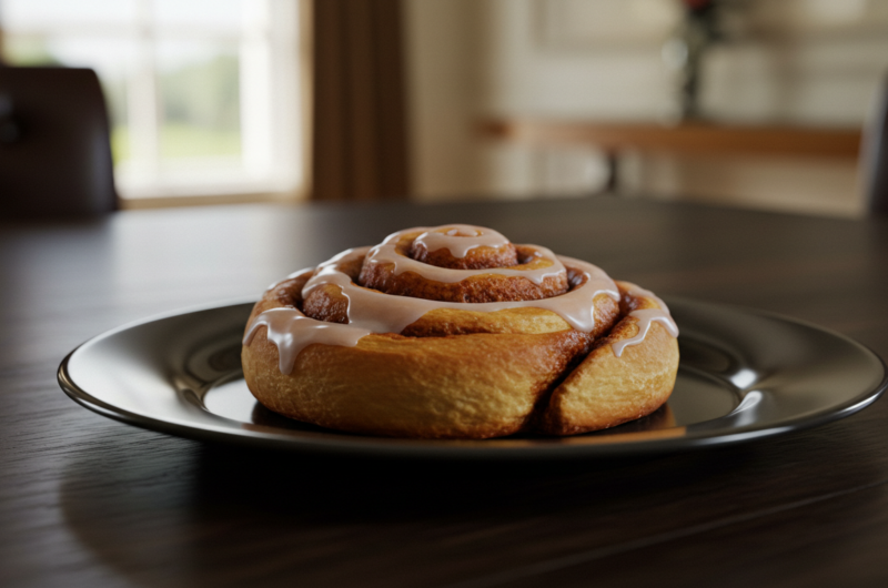 Cinnamon Roll fit e irresistível