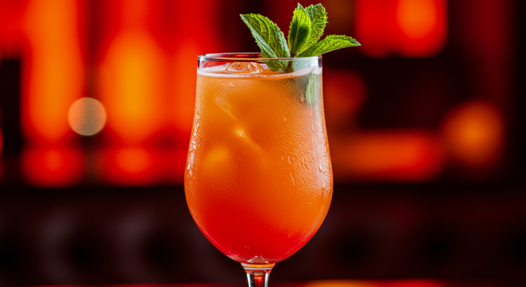 Drink de Morango com Laranja