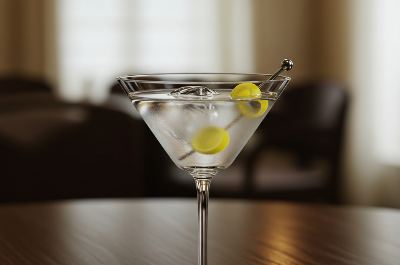 Dry Martini sem álcool