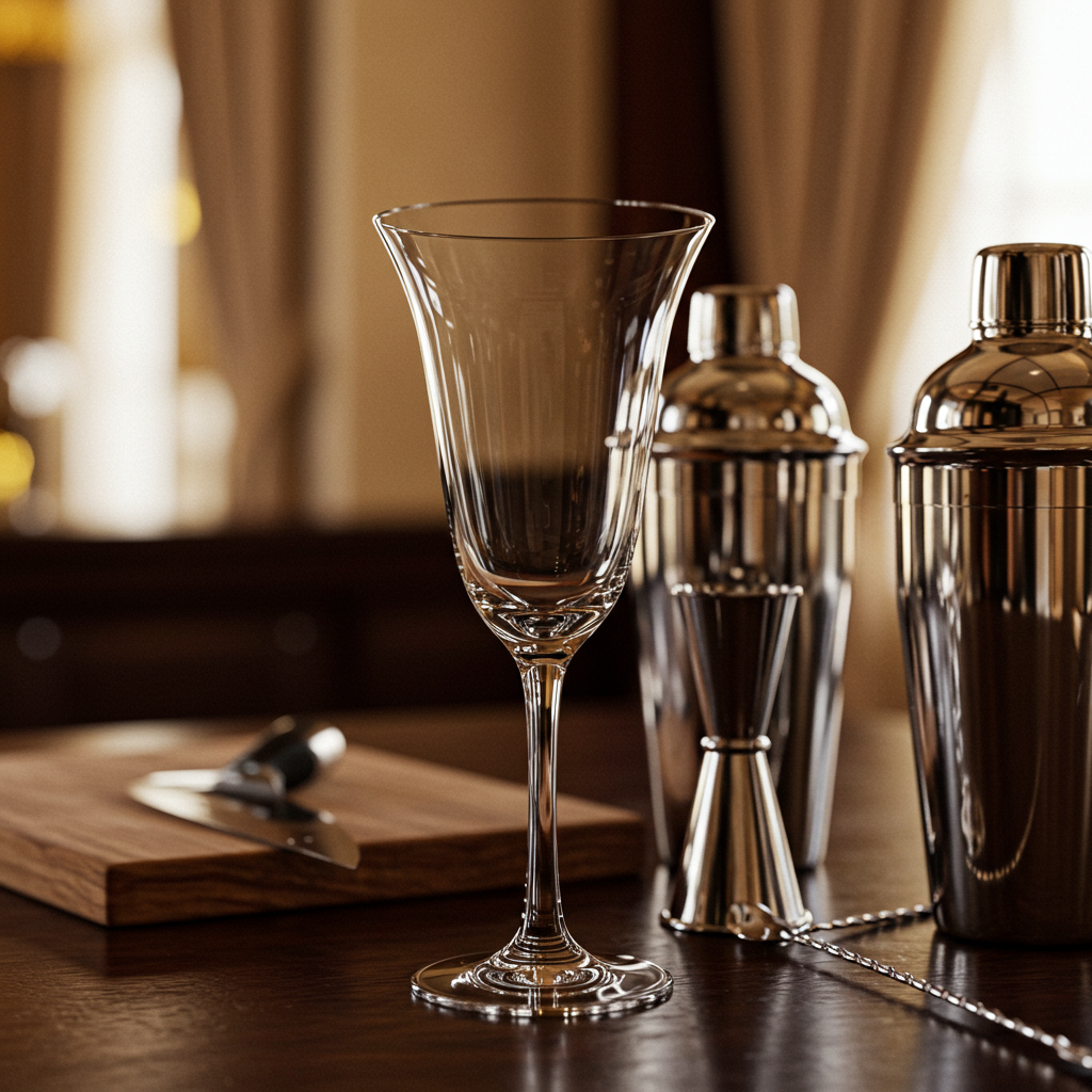 Itens para preparar o drink de Morango com Laranja