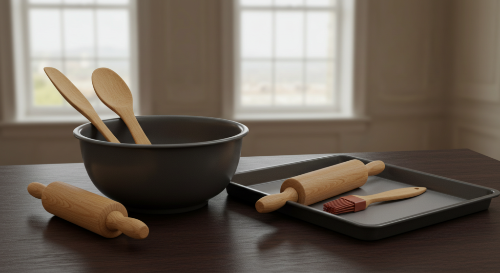 Utensílios para o preparo