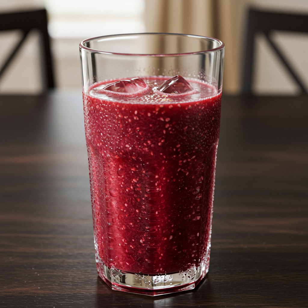 Frutas vermelhas com aveia em flocos