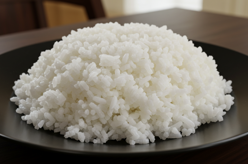 Como fazer arroz branco soltinho