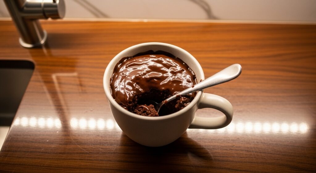Brownie de caneca fit