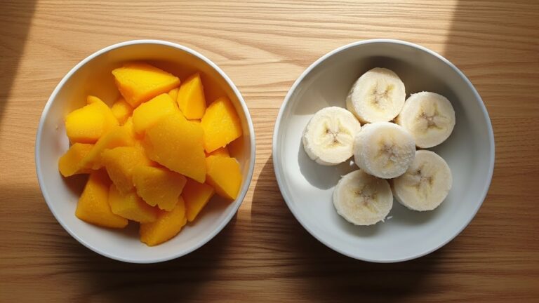 Ingredientes da vitamina de manga