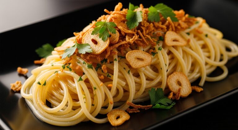 Macarrão ao azeite e alho