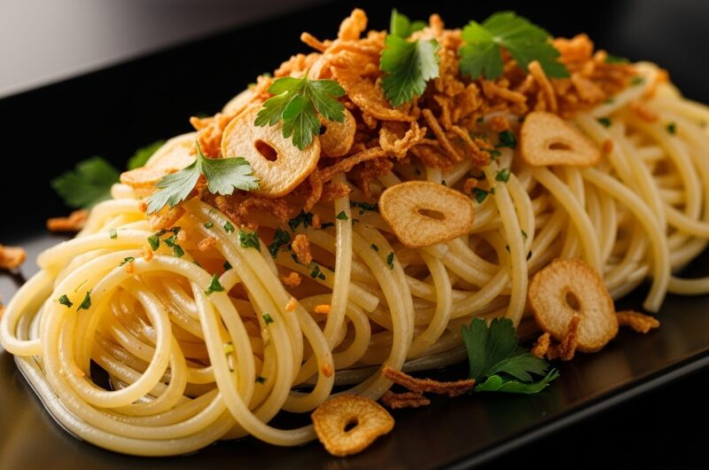 Macarrão ao azeite e alho