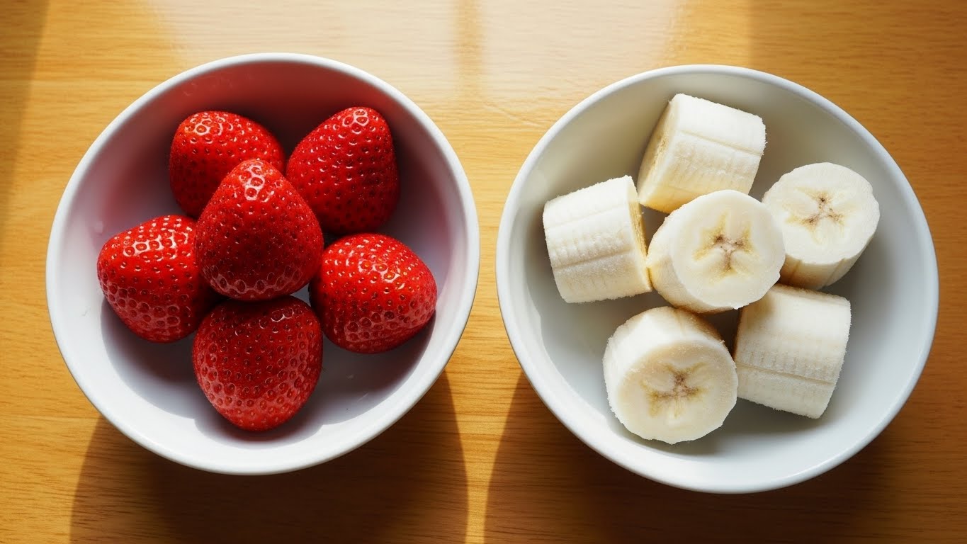 Morangos e bananas Morangos e bananas