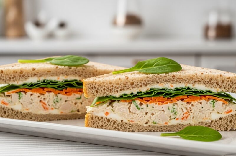 Sanduíche natural de frango fit