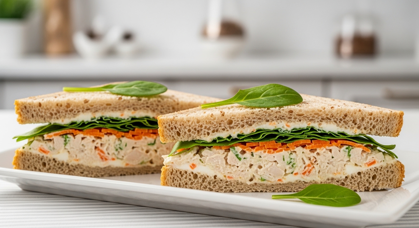 Sanduíche natural de frango fit