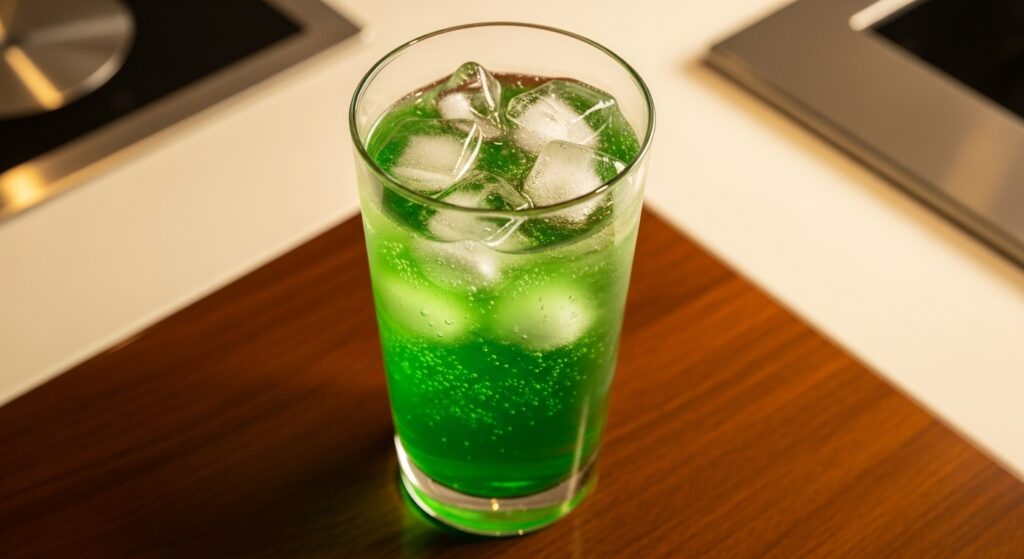 Soda italiana de maçã verde sem açúcar