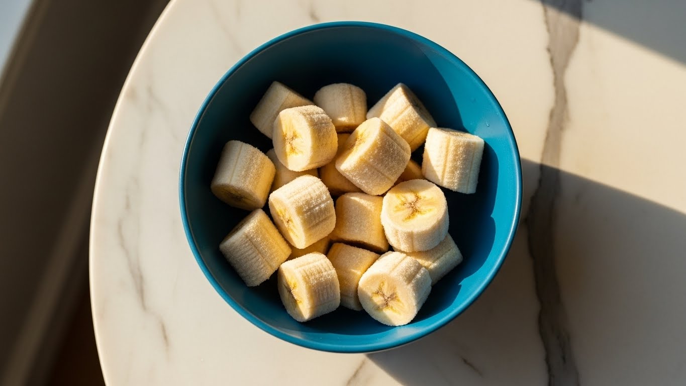 Banana congelada