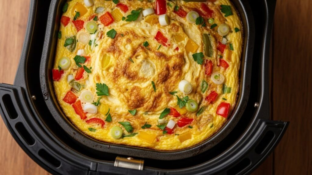 Como fazer omelete na airfryer