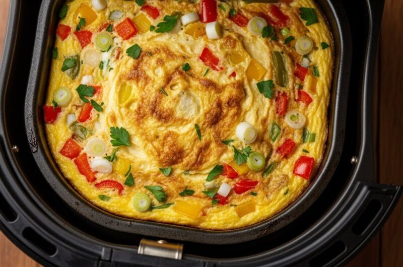 Como fazer omelete na airfryer