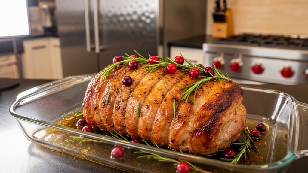 Lombo recheado de Natal