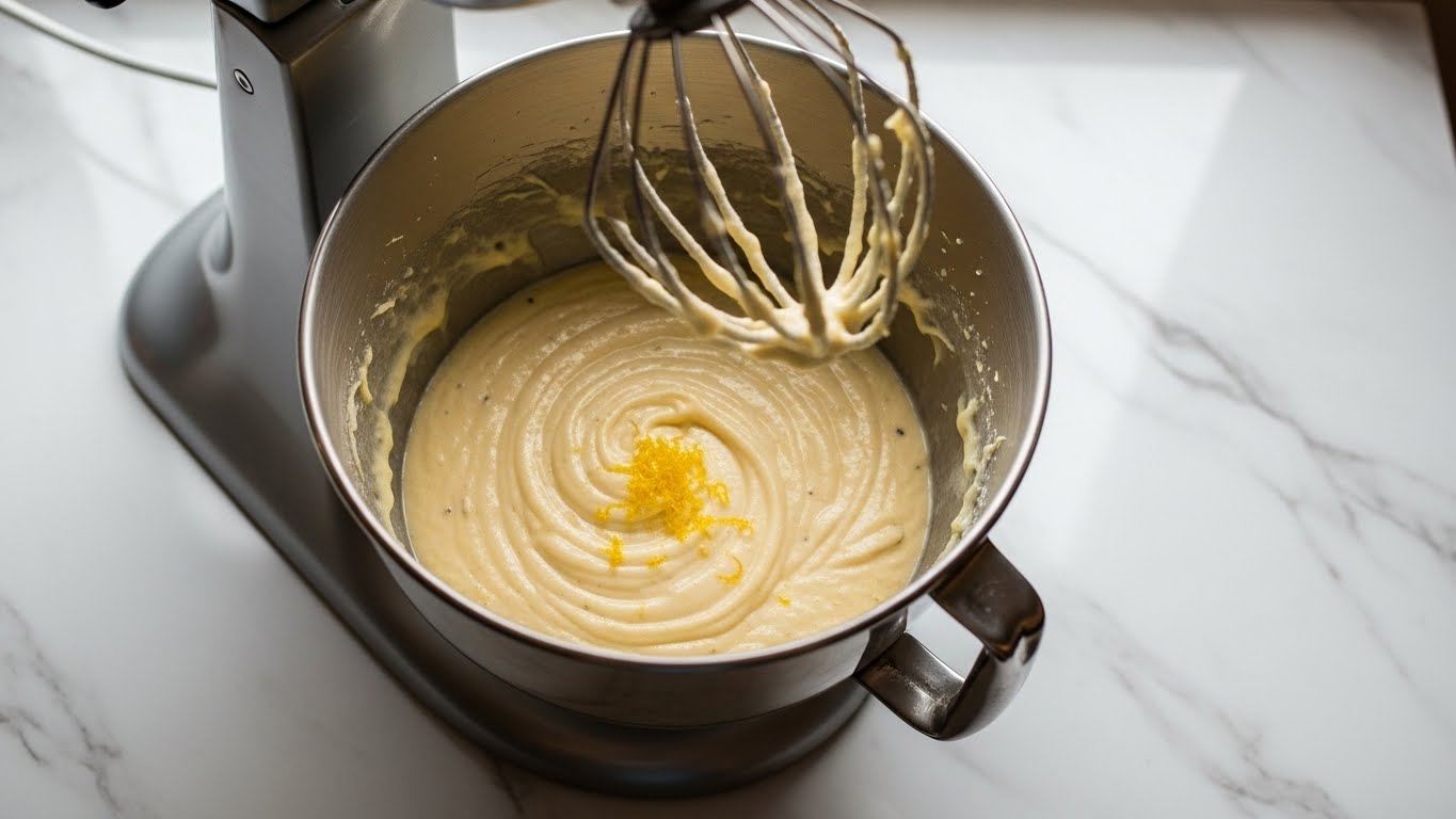 Massa de panetone fit para bater