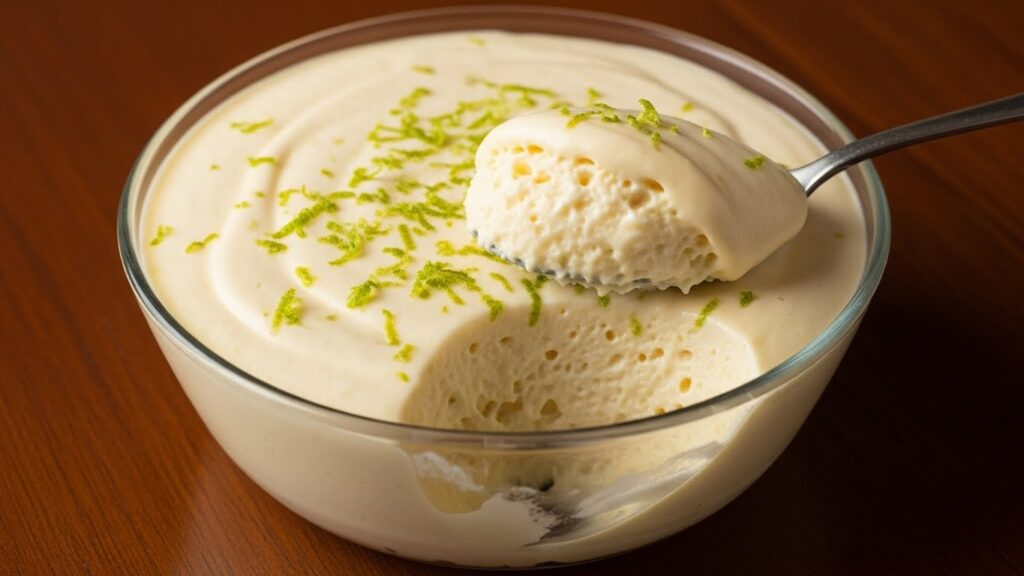 Mousse de limão fit