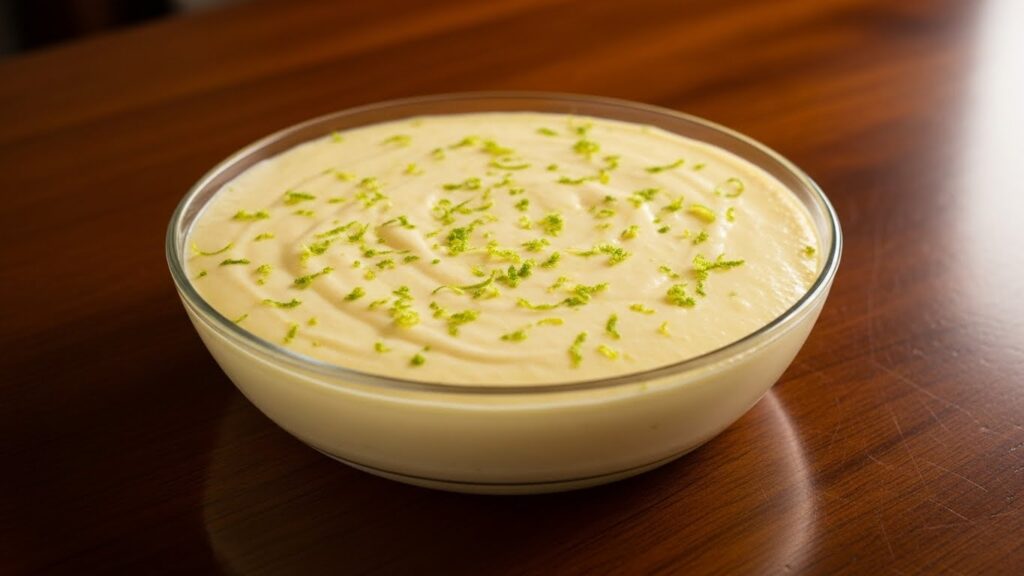 Mousse de limão proteico