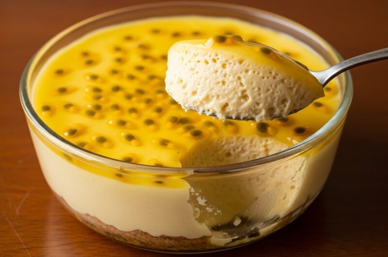 Mousse de maracujá fit