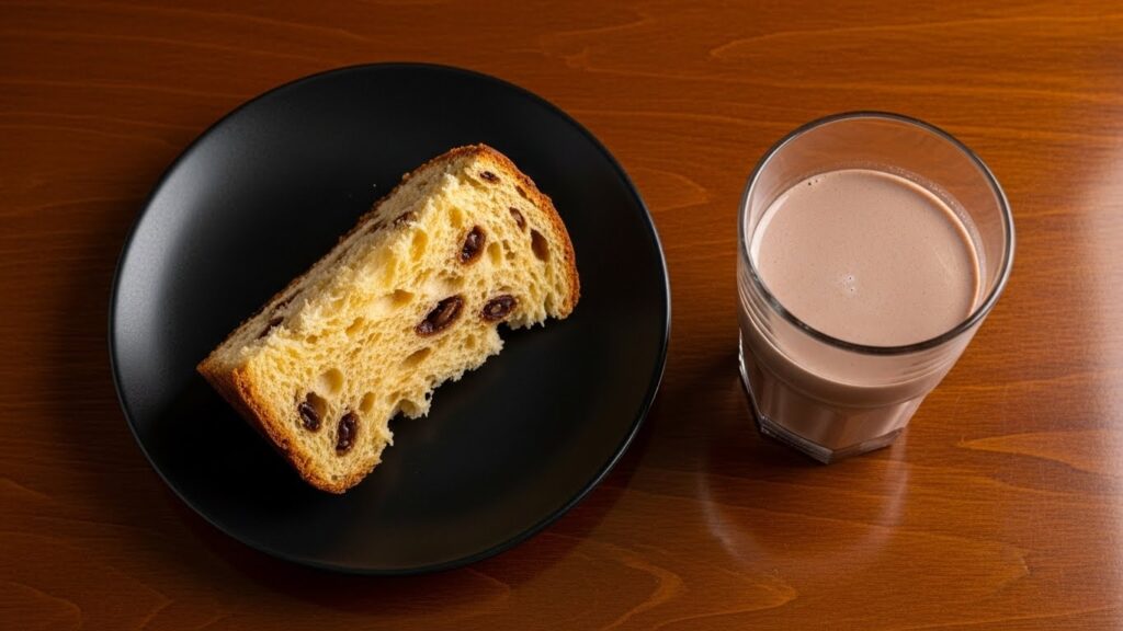 Panetone com leite e whey