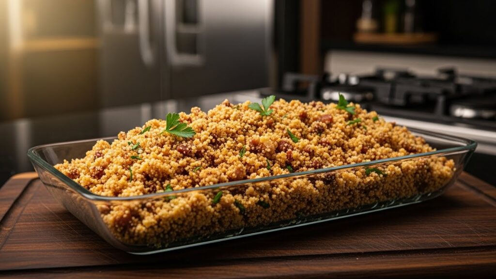 Receita de farofa de natal fit