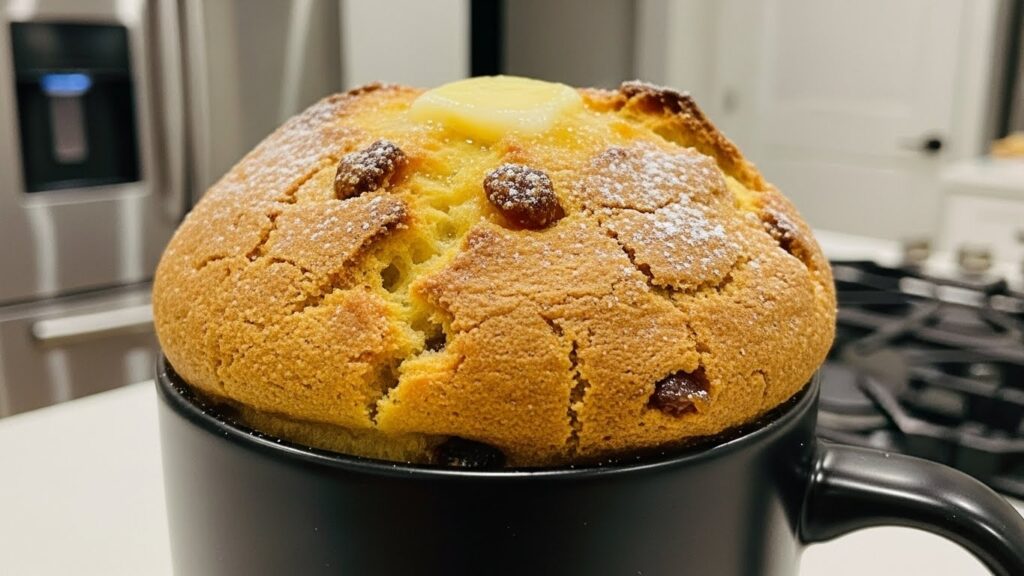 Receita de panetone de caneca