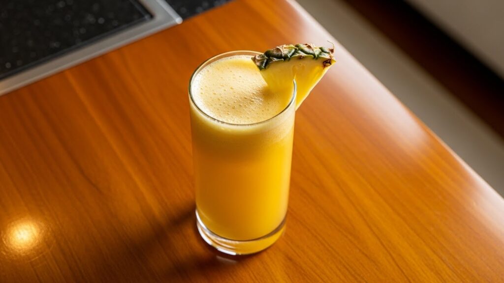 Como fazer suco de abacaxi