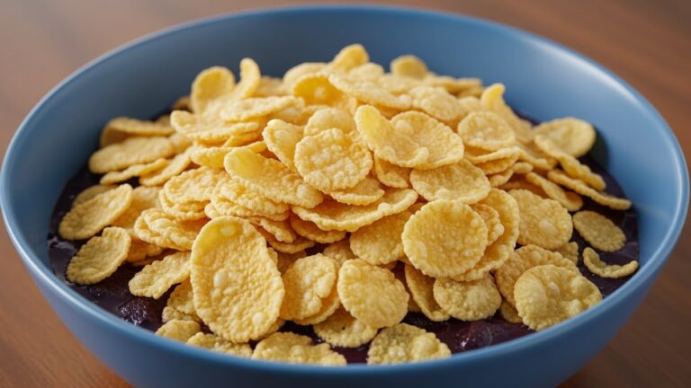 Receita de sucrilhos com açaí
