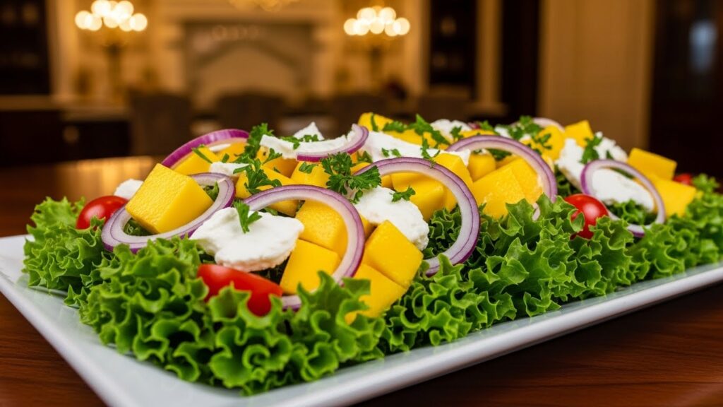 Salada tropical de natal