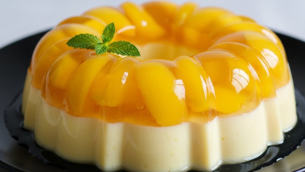 Sobremesa de pessego