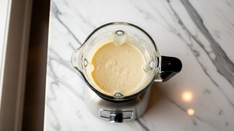 Vitamina de banana batido no liquidificador