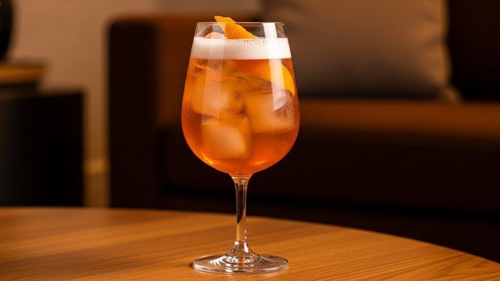 Aperol com cerveja sem álcool