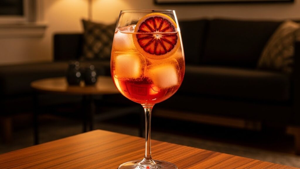 Aperol com espumante sem álcool