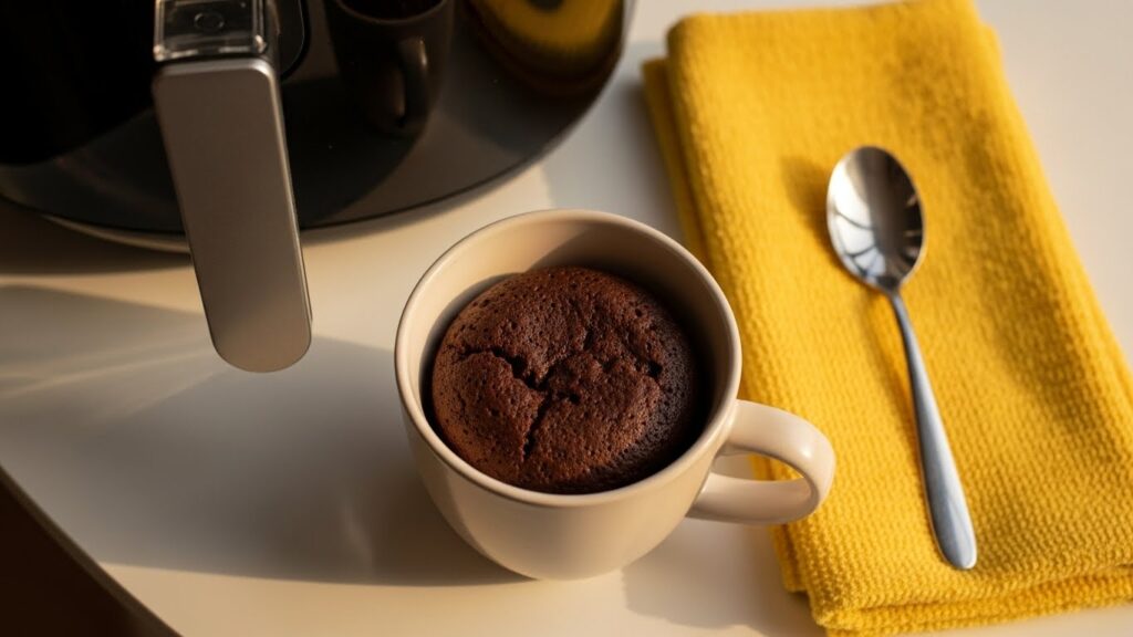 Bolo de caneca na Airfryer (chocolate)