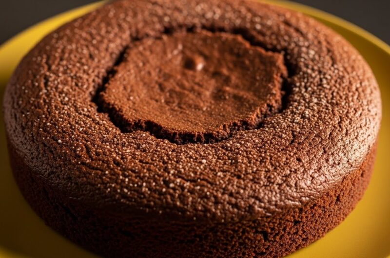 Bolo de chocolate proteico