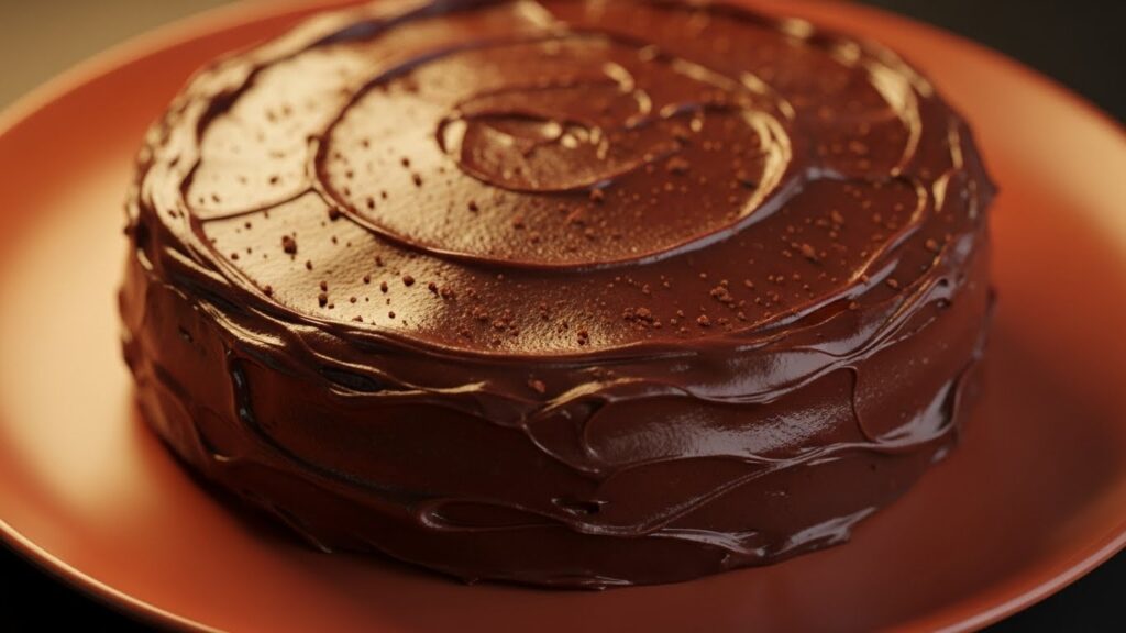 Bolo de chocolate simples