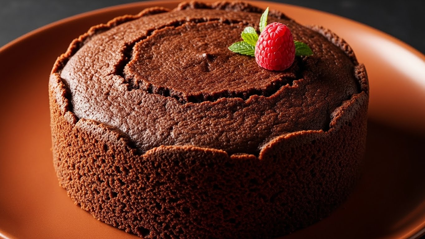 Bolo de chocolate vegano