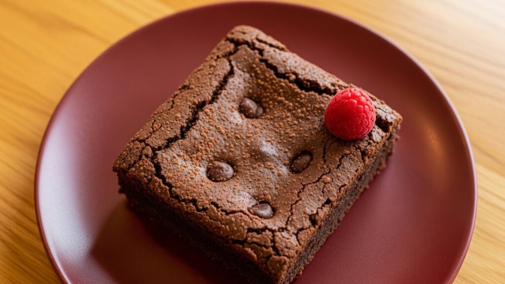 Brownie vegano