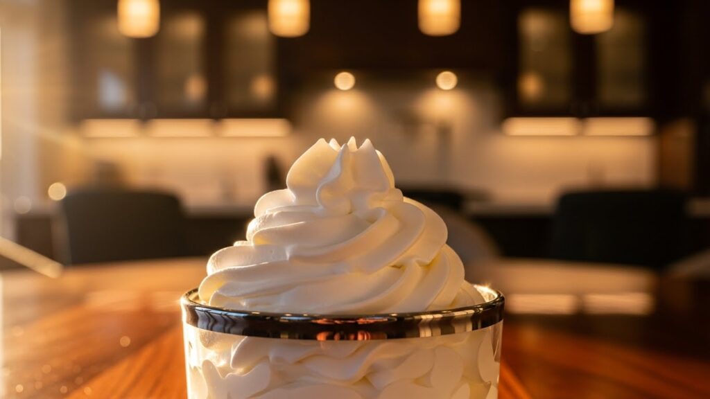 Chantilly sem açúcar