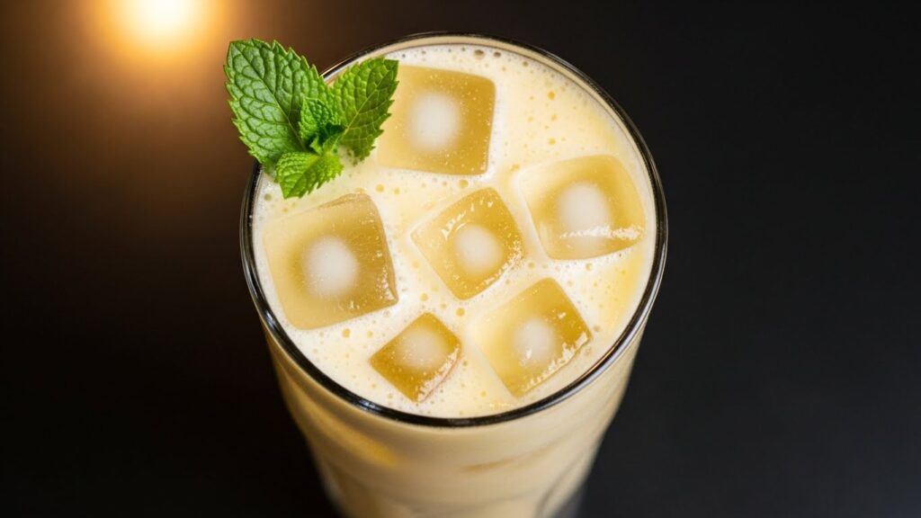 Drink de maracujá com leite condensado