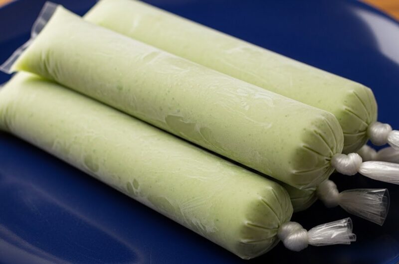 Geladinho de limão pós treino