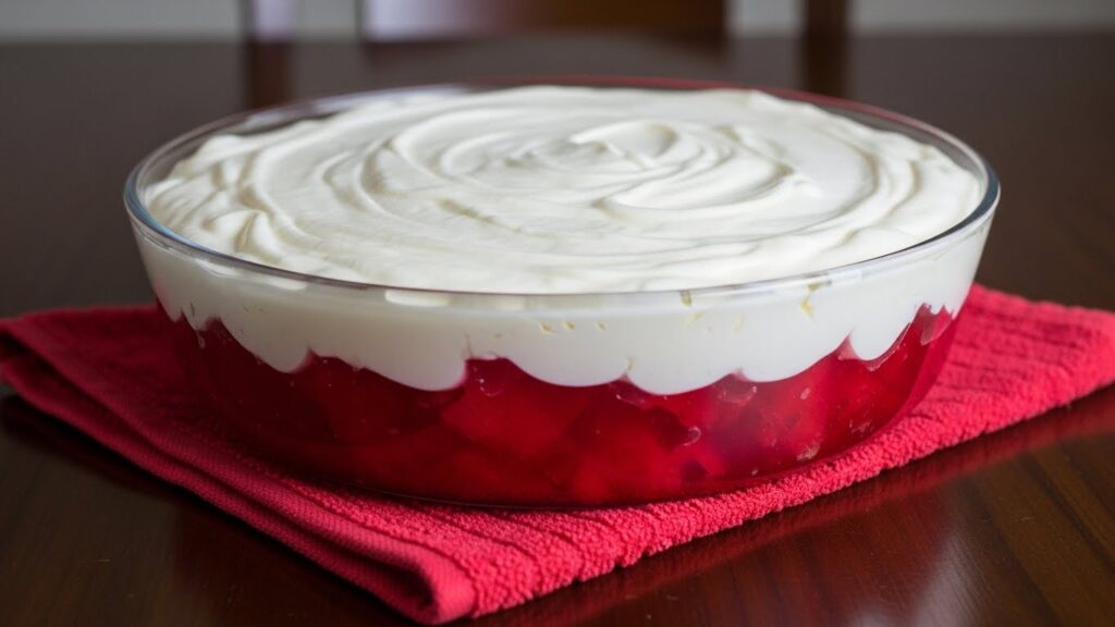 Gelatina com creme fit